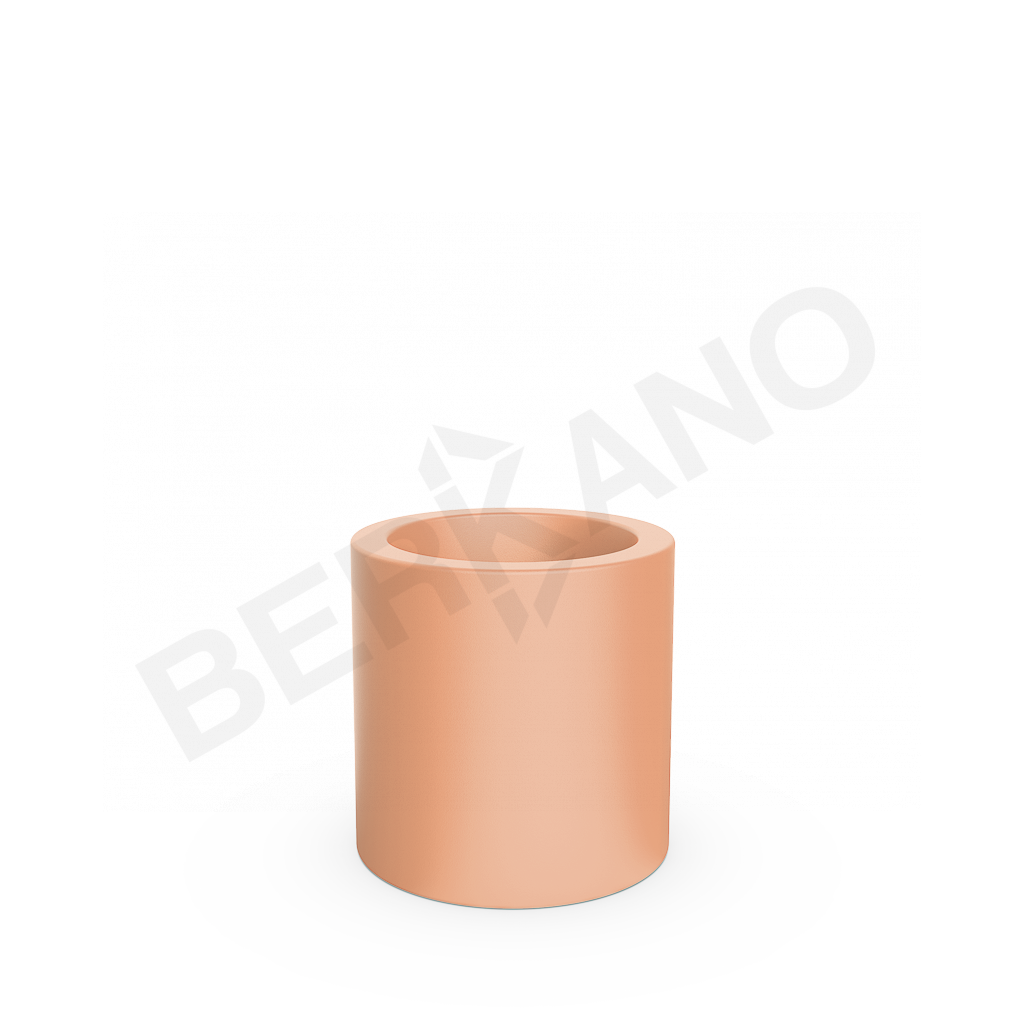 Кашпо Cilindro 50 терракотового цвета - фото 1