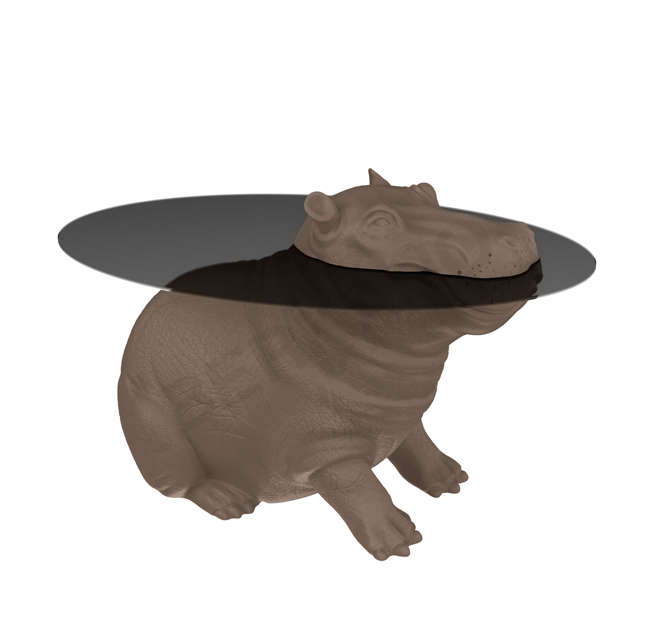 Стол HIPPO кофейного цвета - фото 1