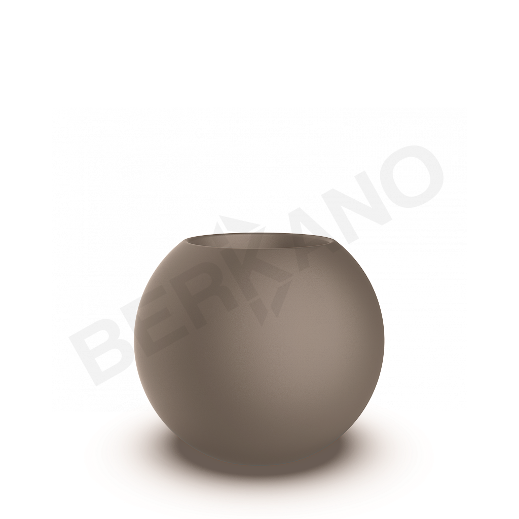 Кашпо Terra 60 DB кофейного цвета - фото 1