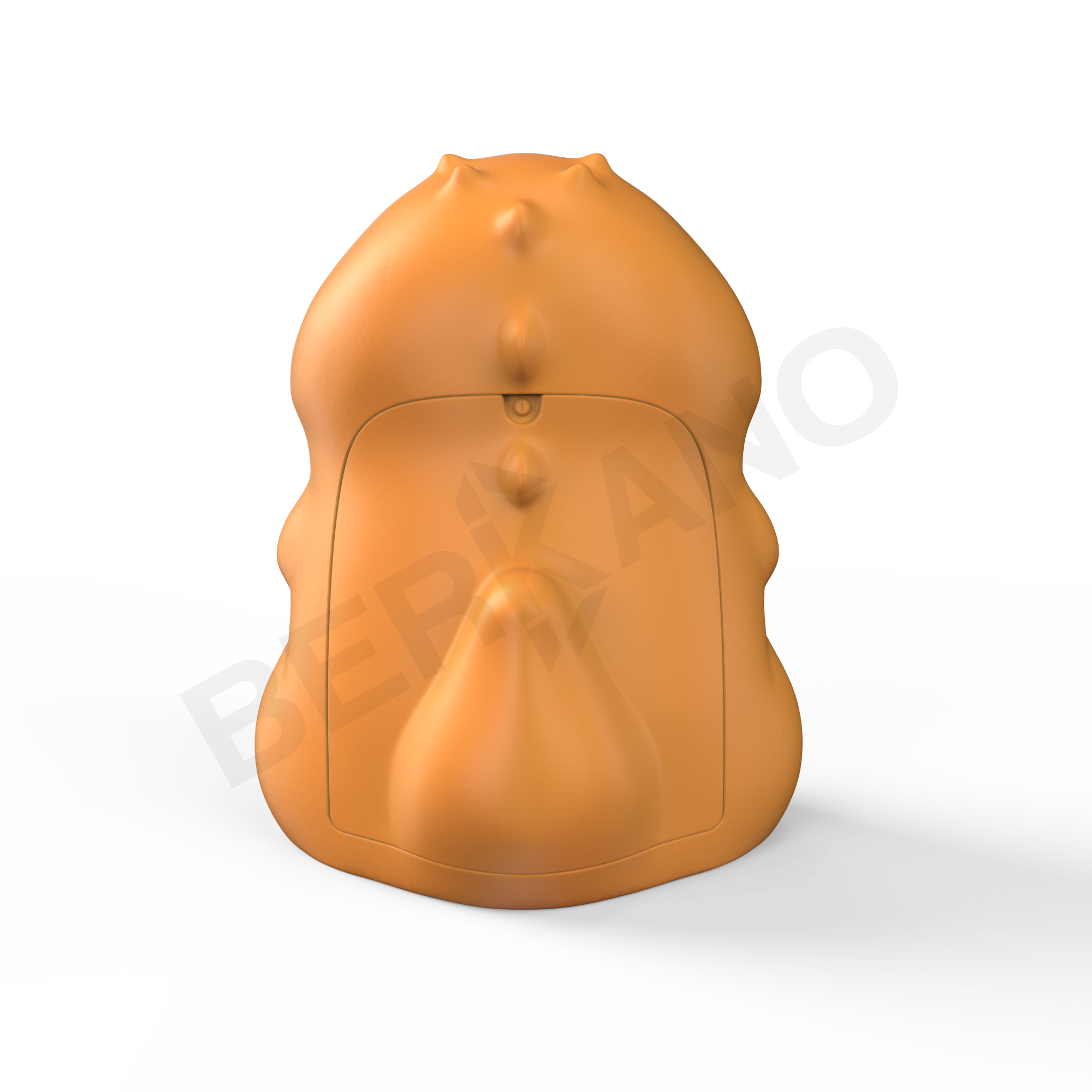 Урна детская BERKANO Croc оранжевого цвета - фото 2