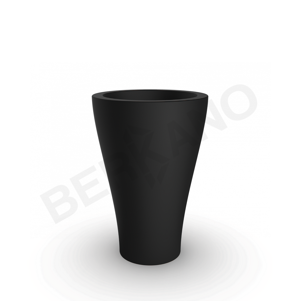 Кашпо Vetro 80 DB черного цвета - фото 1