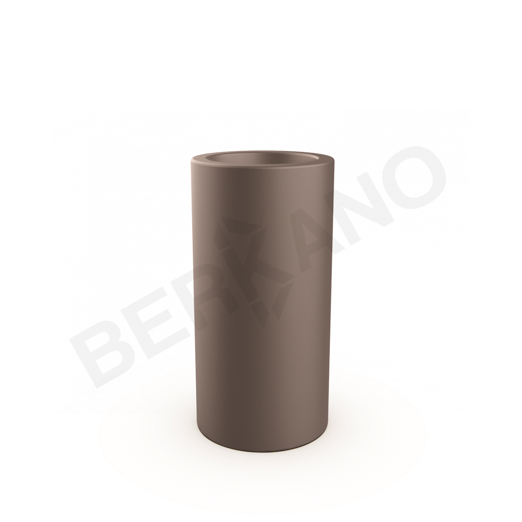 Кашпо Cilindro 60 кофейного цвета - фото 1