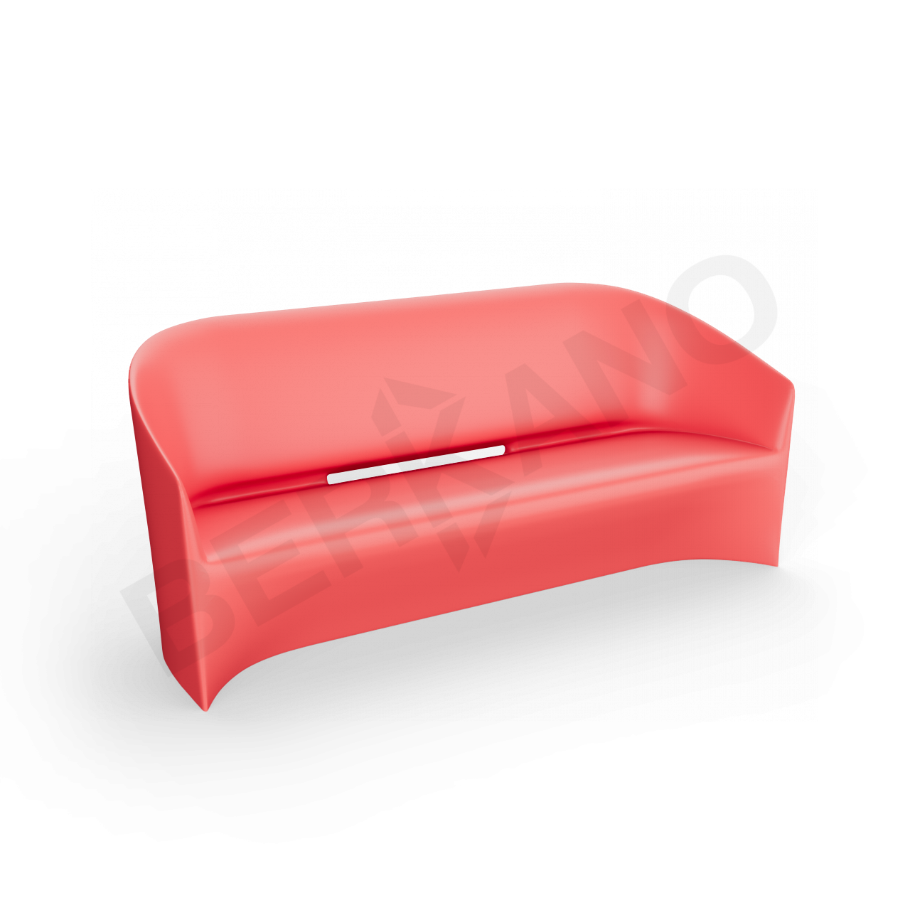 Диван Oasis красного цвета - фото 1