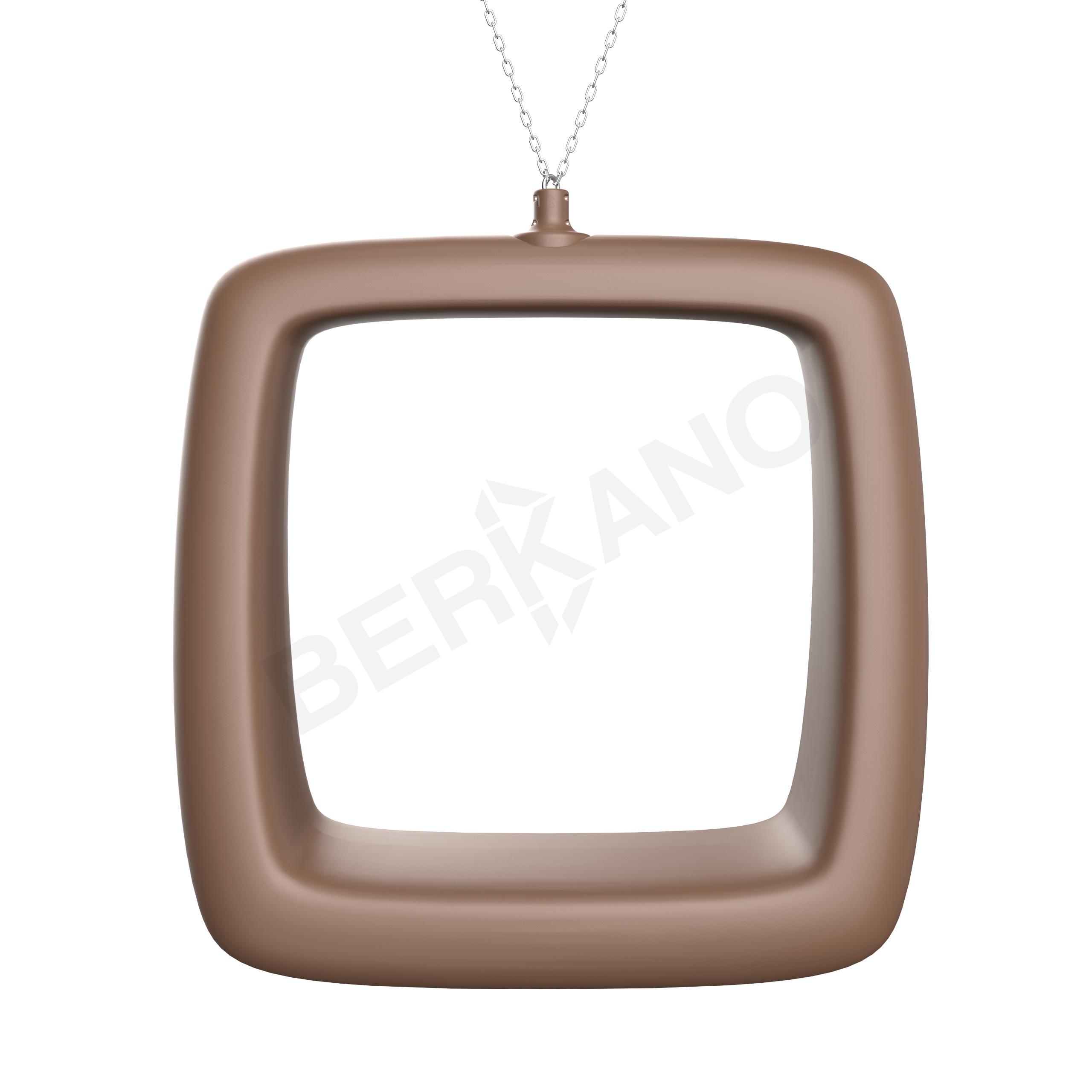 Арт-объект Moon Square коричневого цвета - фото 1