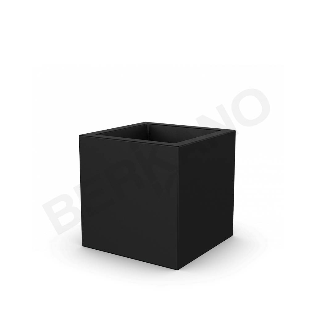 Кашпо Quarter 50 DB черного цвета - фото 1