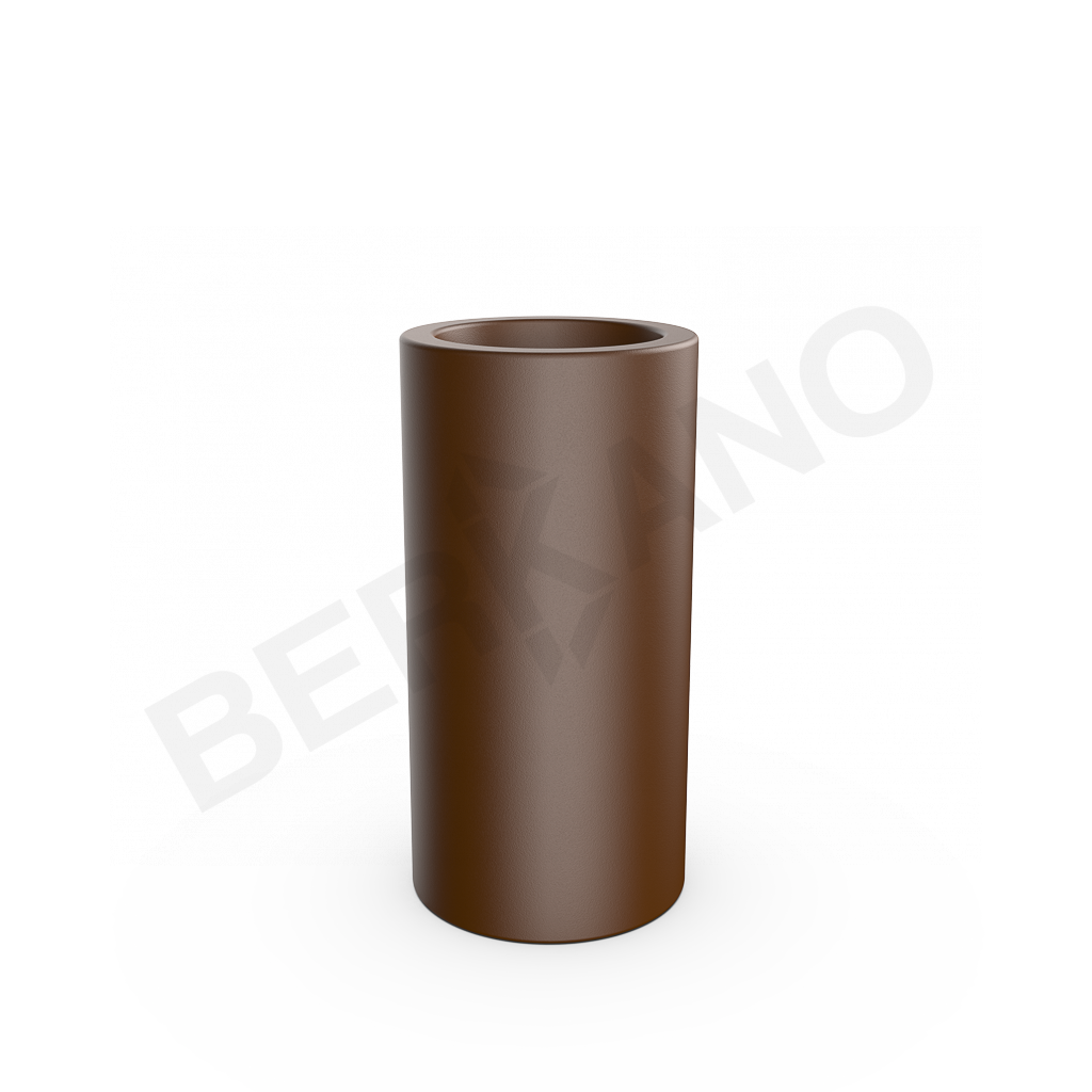 Кашпо Cilindro 60 DB коричневого цвета - фото 1