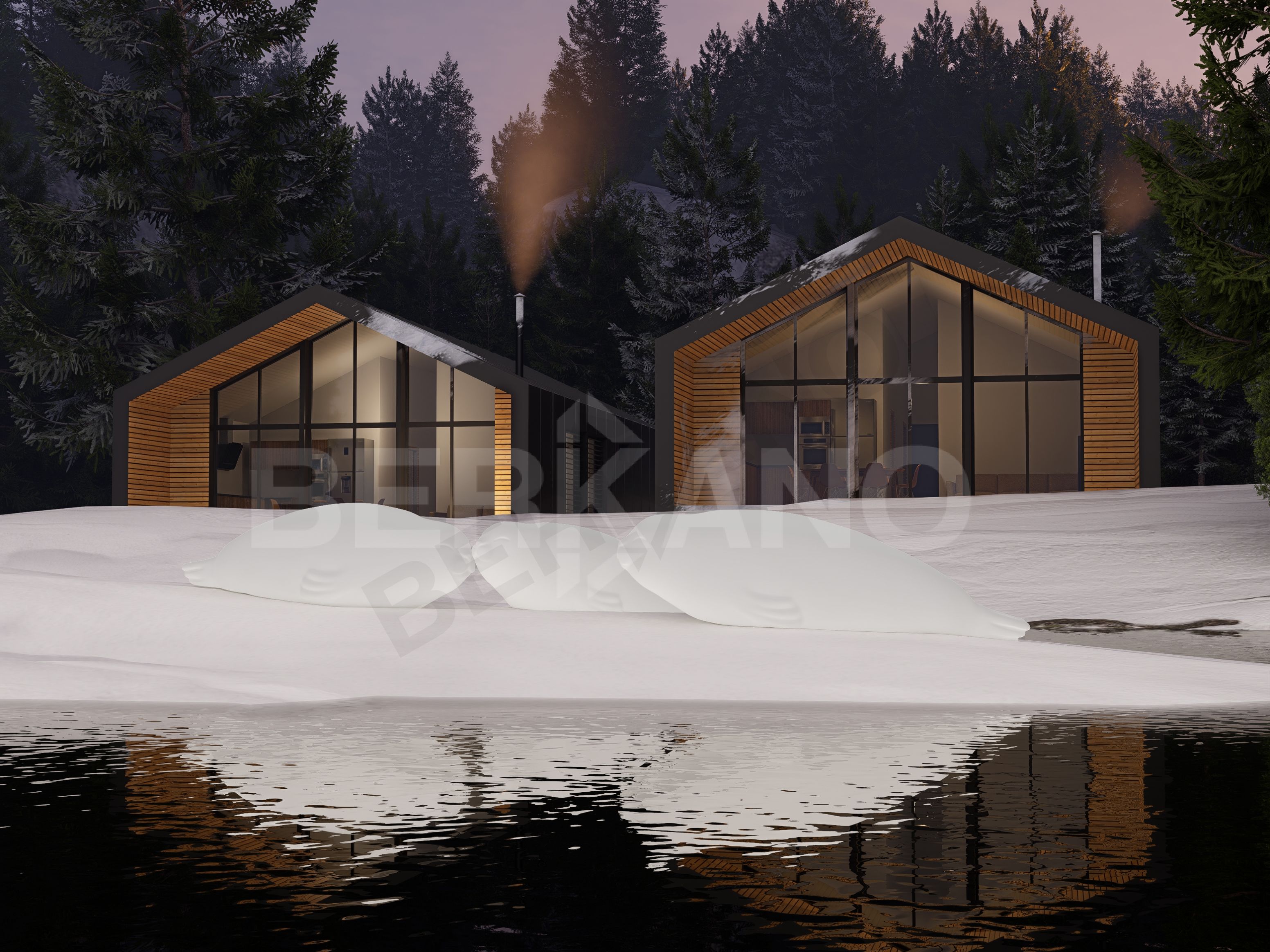 Скамья Oscar терракотового цвета - фото 3