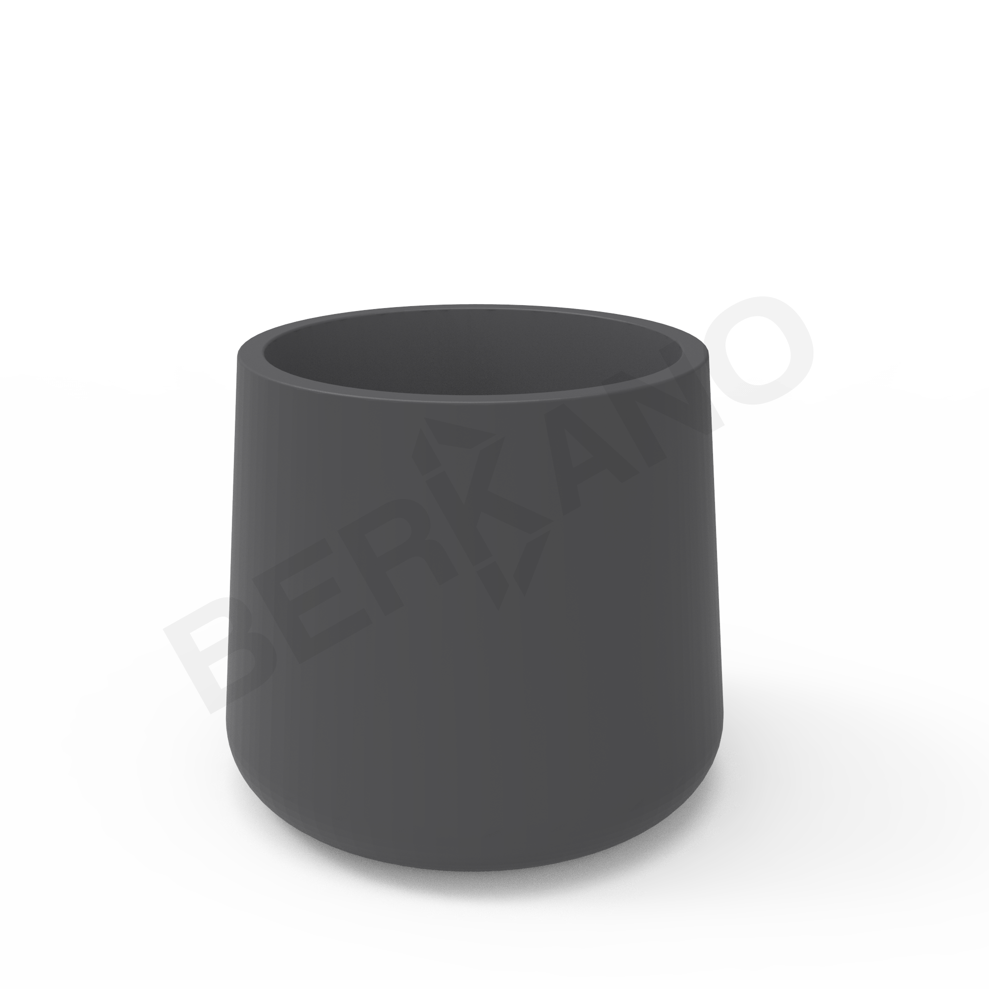 Кашпо Grace planter 90 DB графитового цвета - фото 1