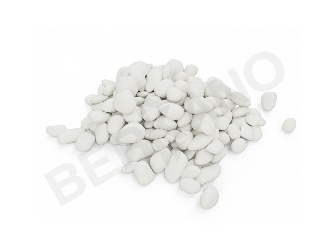 Галька цветная (белый)