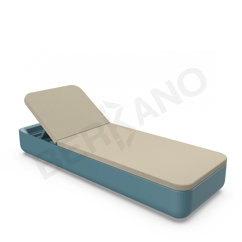 Шезлонг Grace бирюзового цвета / аксессуар бежевого цвета - фото 1