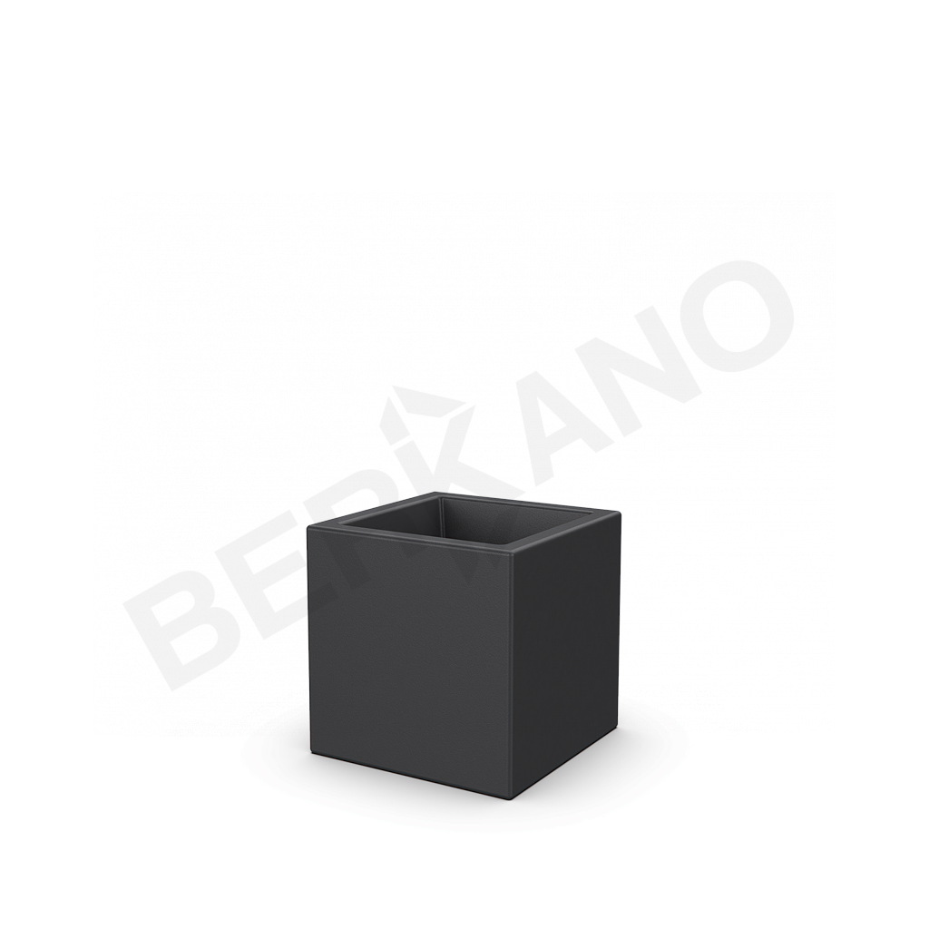 Кашпо Quarter 30 графитового цвета - фото 1