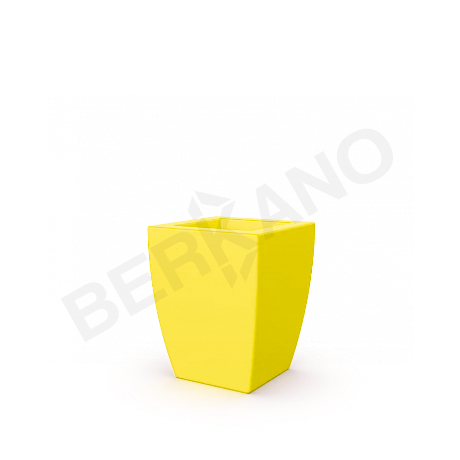 Кашпо Tenero 40 желтого цвета - фото 1