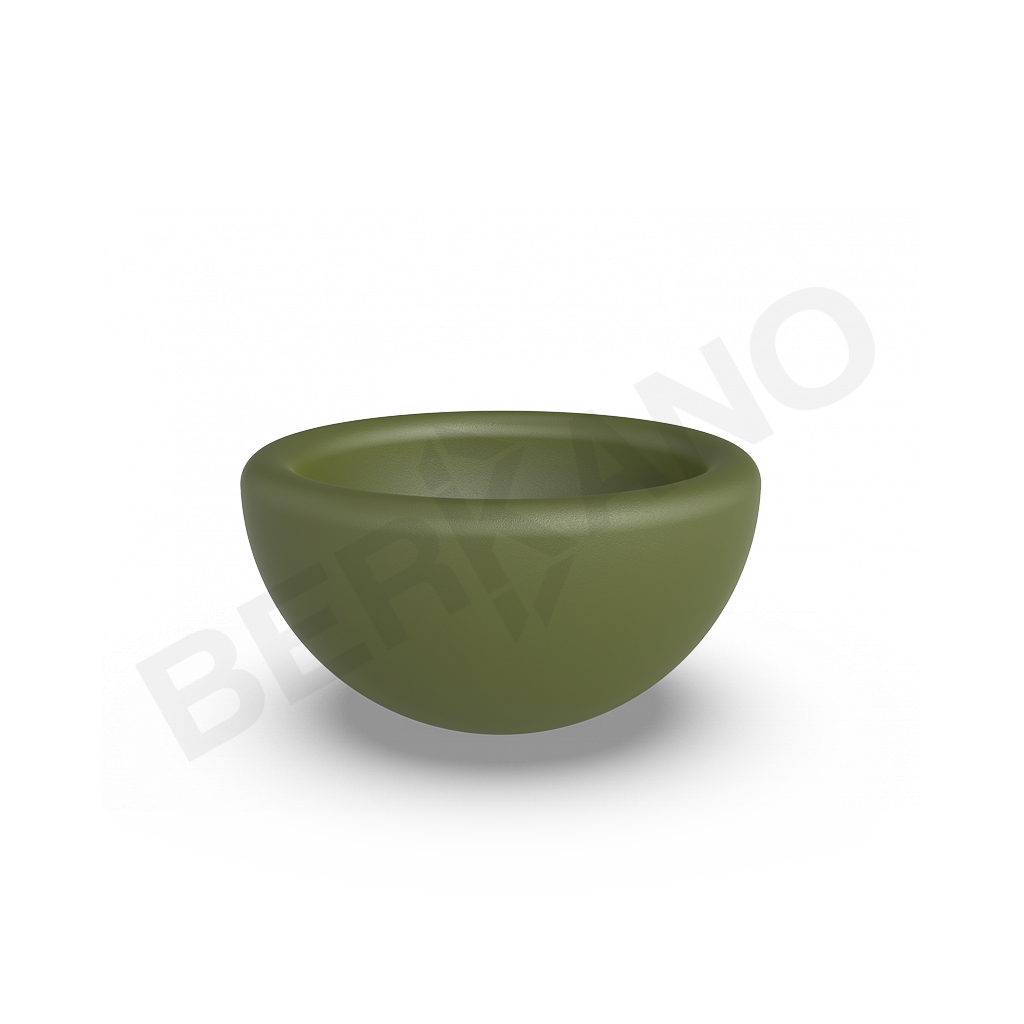 Кашпо Segmento 30 DB темно-зеленого цвета - фото 1