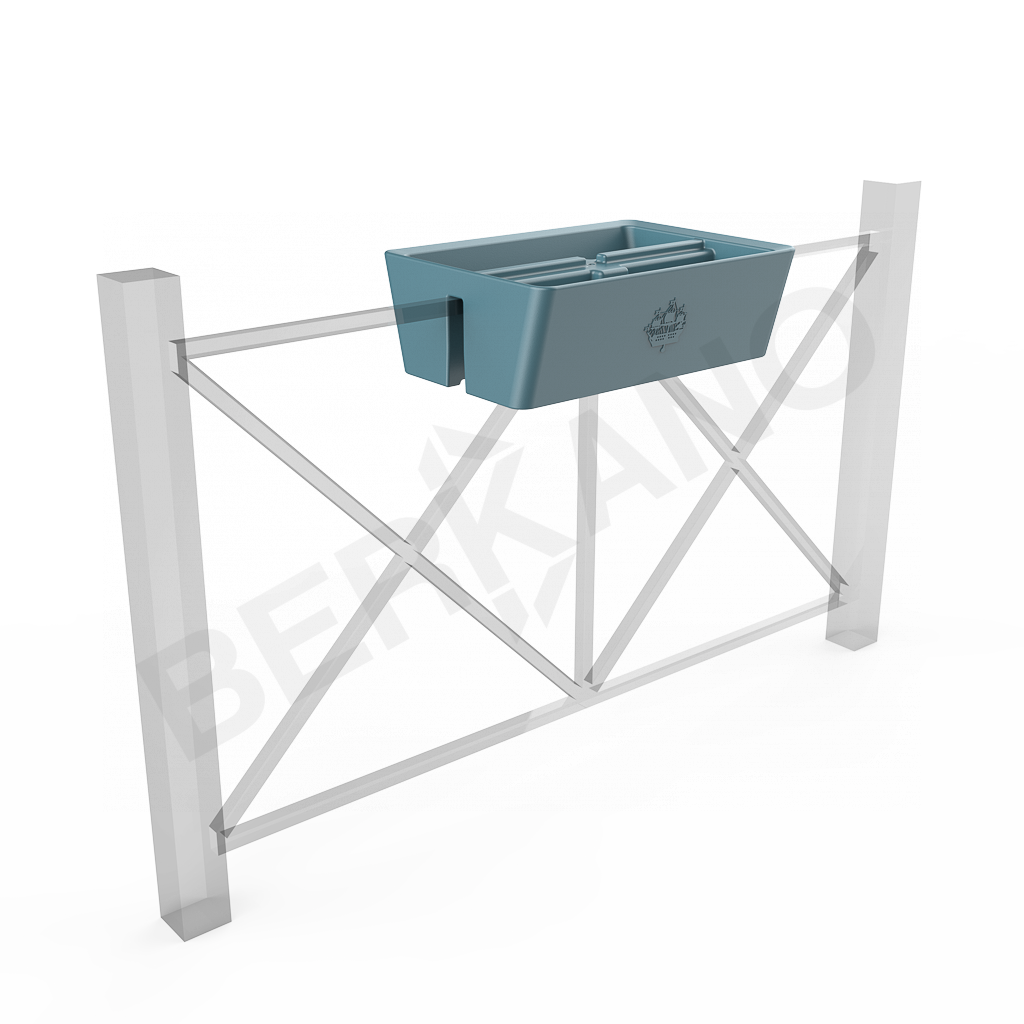 Кашпо Pabellon 24 бирюзового цвета - фото 1