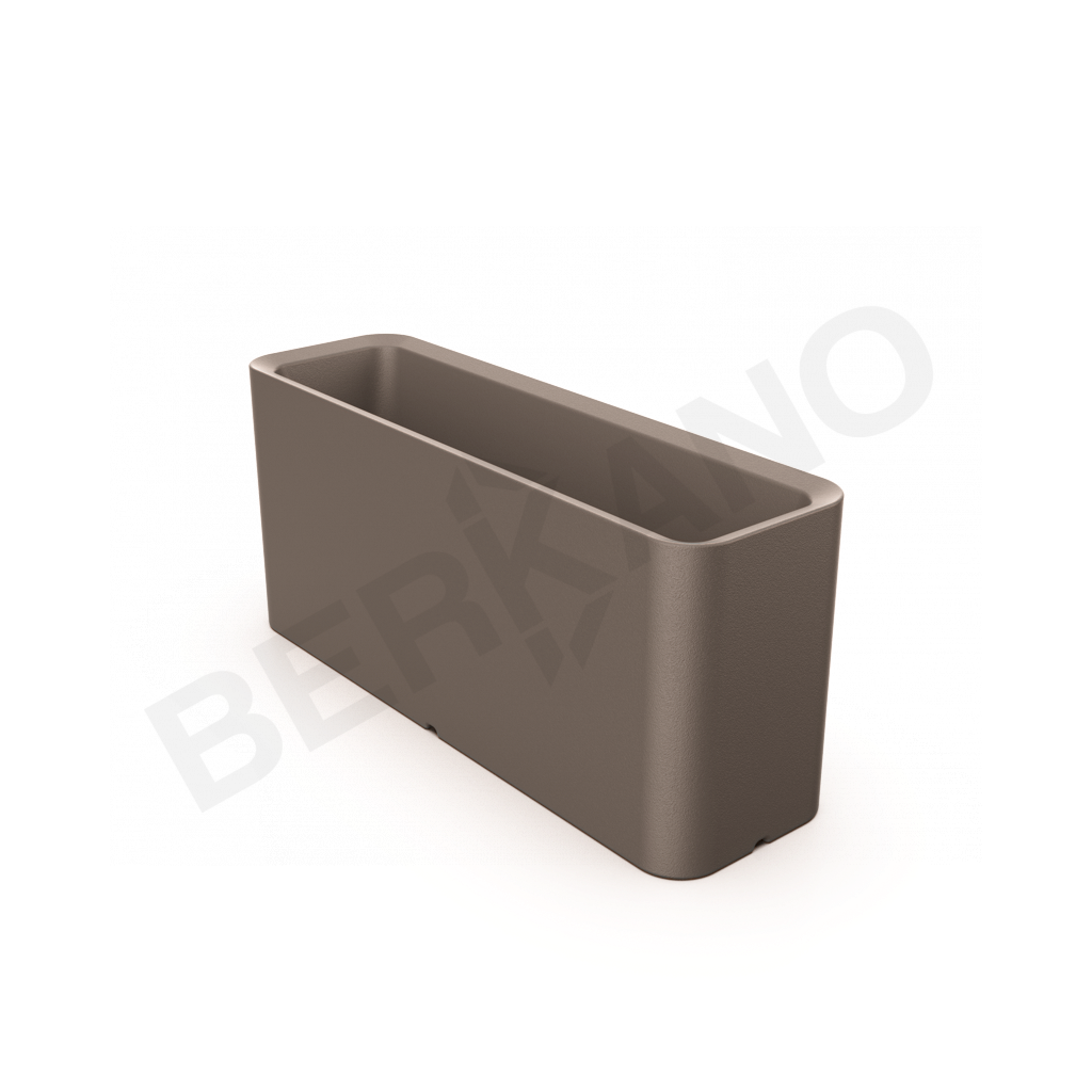 Кашпо Vittorio 40 DB кофейного цвета - фото 1