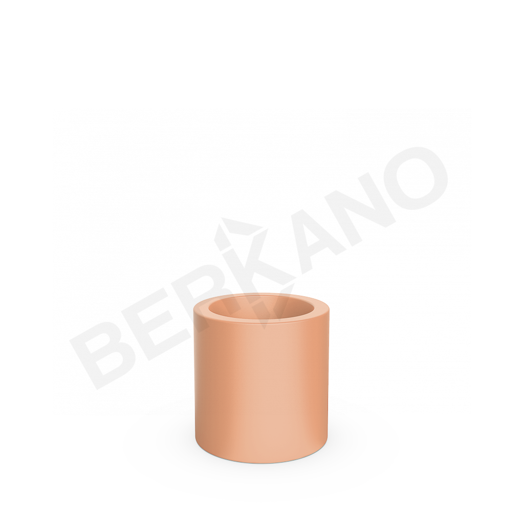 Кашпо Cilindro 40 терракотового цвета - фото 1