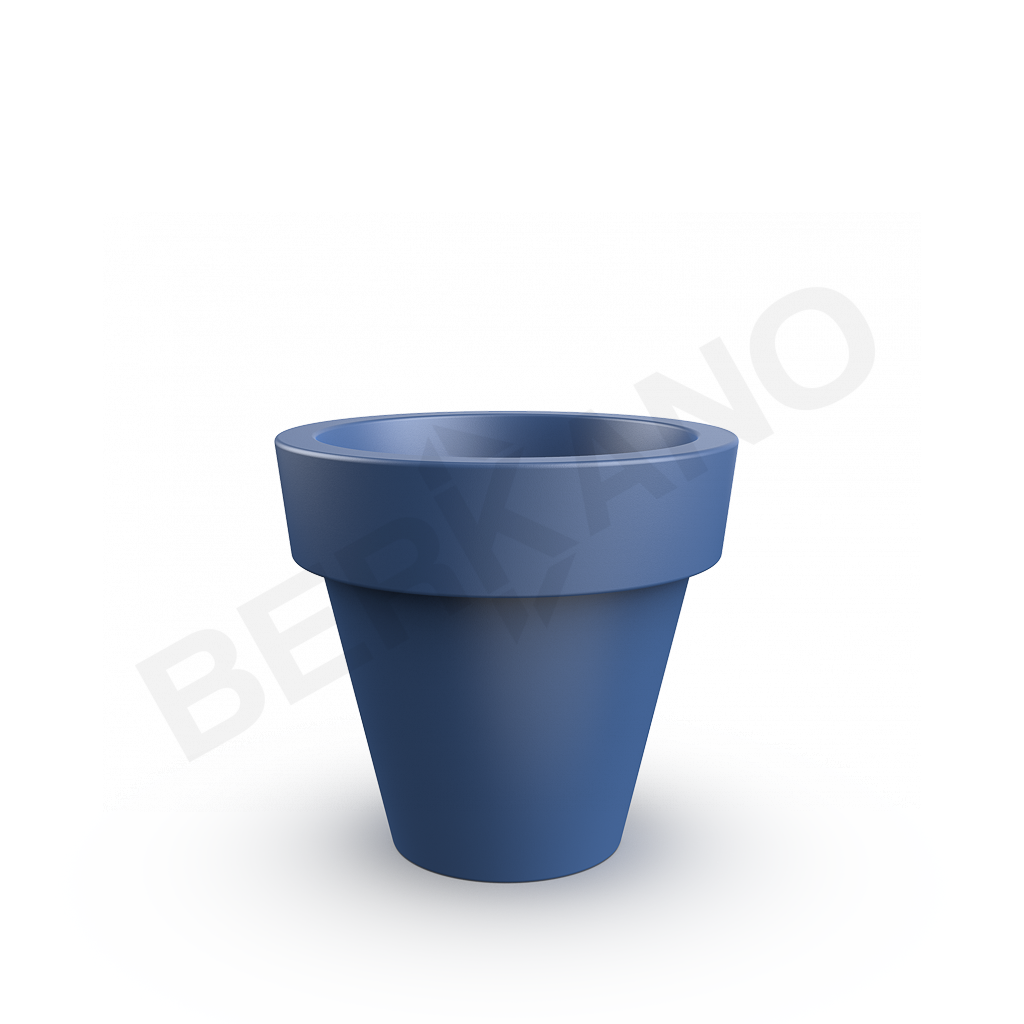 Кашпо classic 90 синего цвета - фото 1