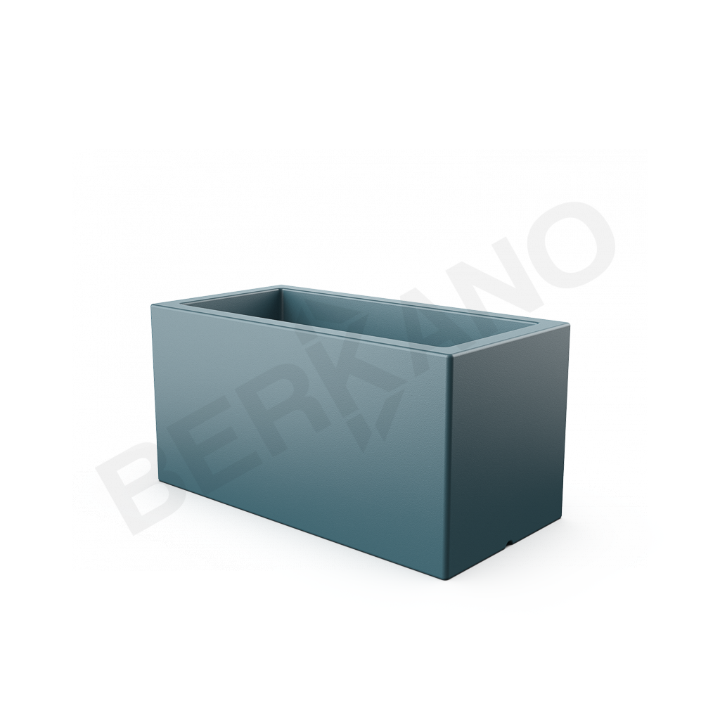Кашпо Cubric 40*100 DB бирюзового цвета - фото 1
