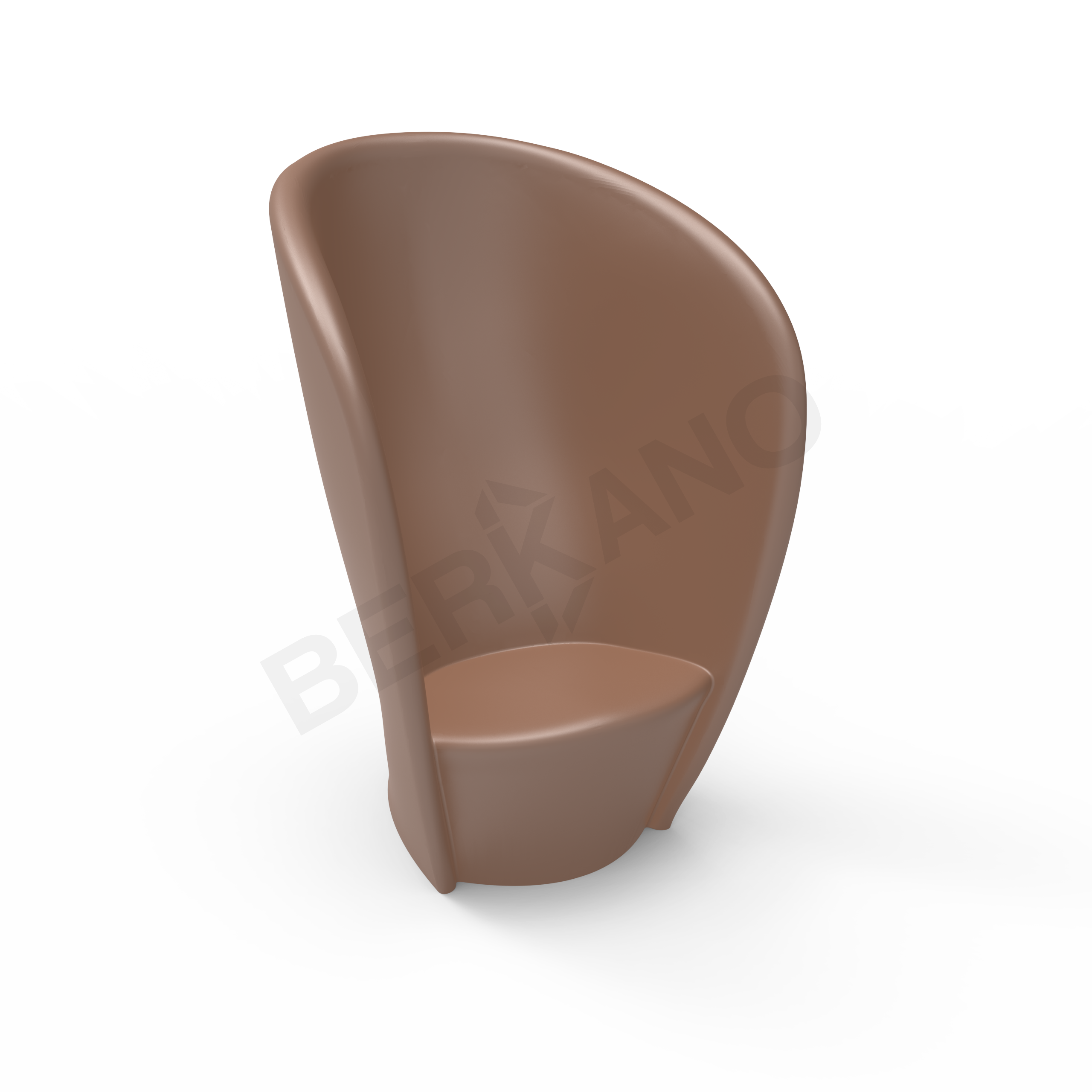 Кресло Harmony коричневого цвета - фото 1