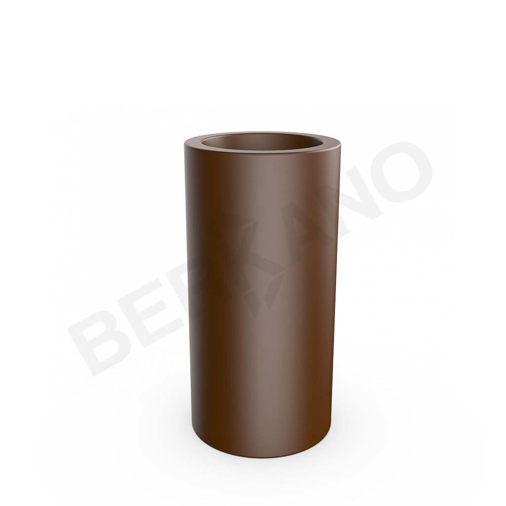 Кашпо Cilindro 80 DB коричневого цвета - фото 1