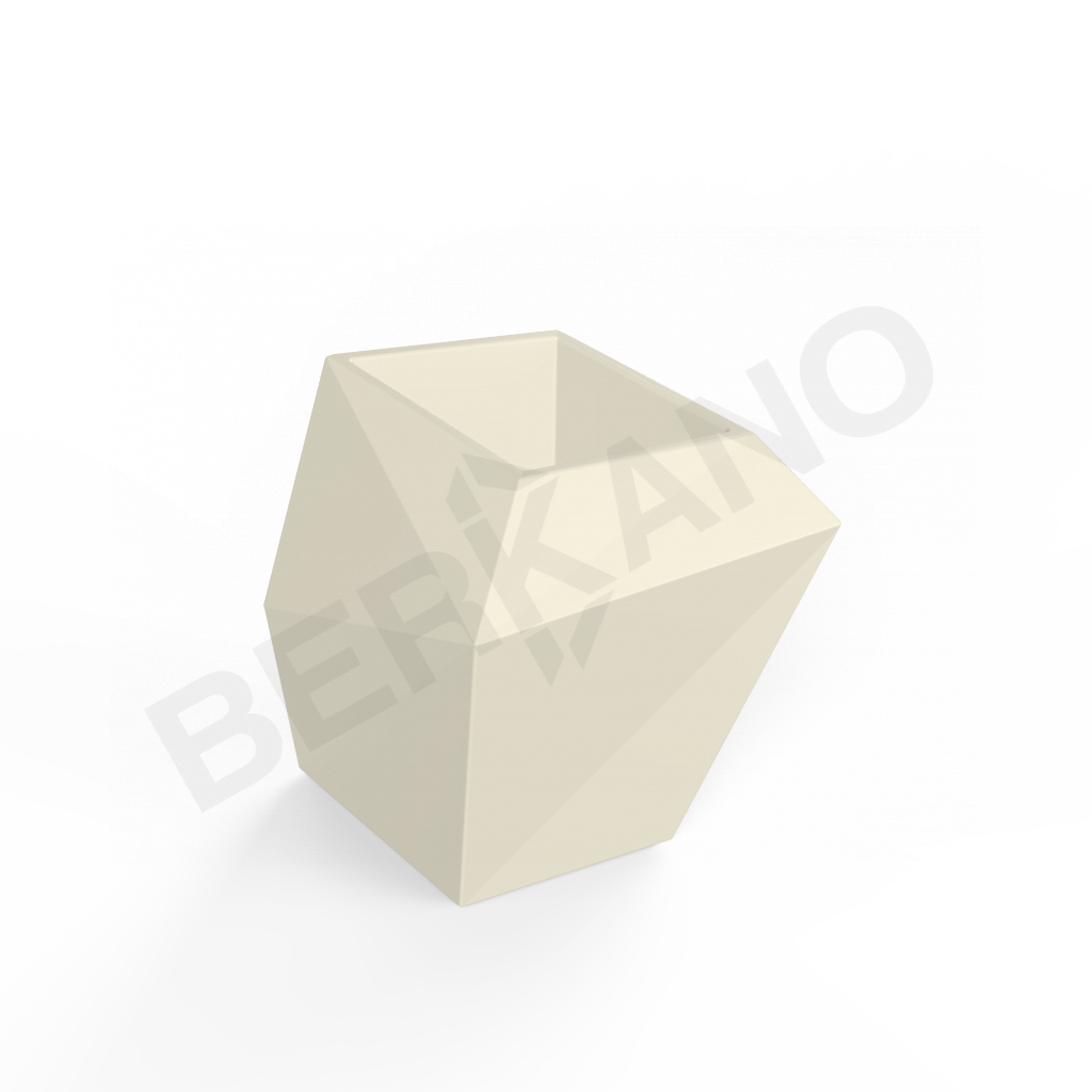 Кашпо Quaro M бежевого цвета - фото 1