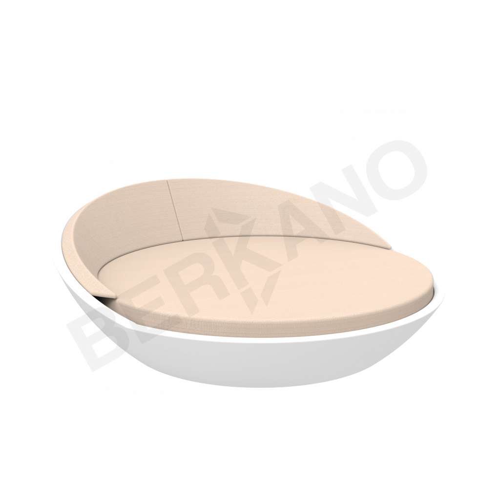 Шезлонг Riviera белого цвета / аксессуар Milk - фото 1