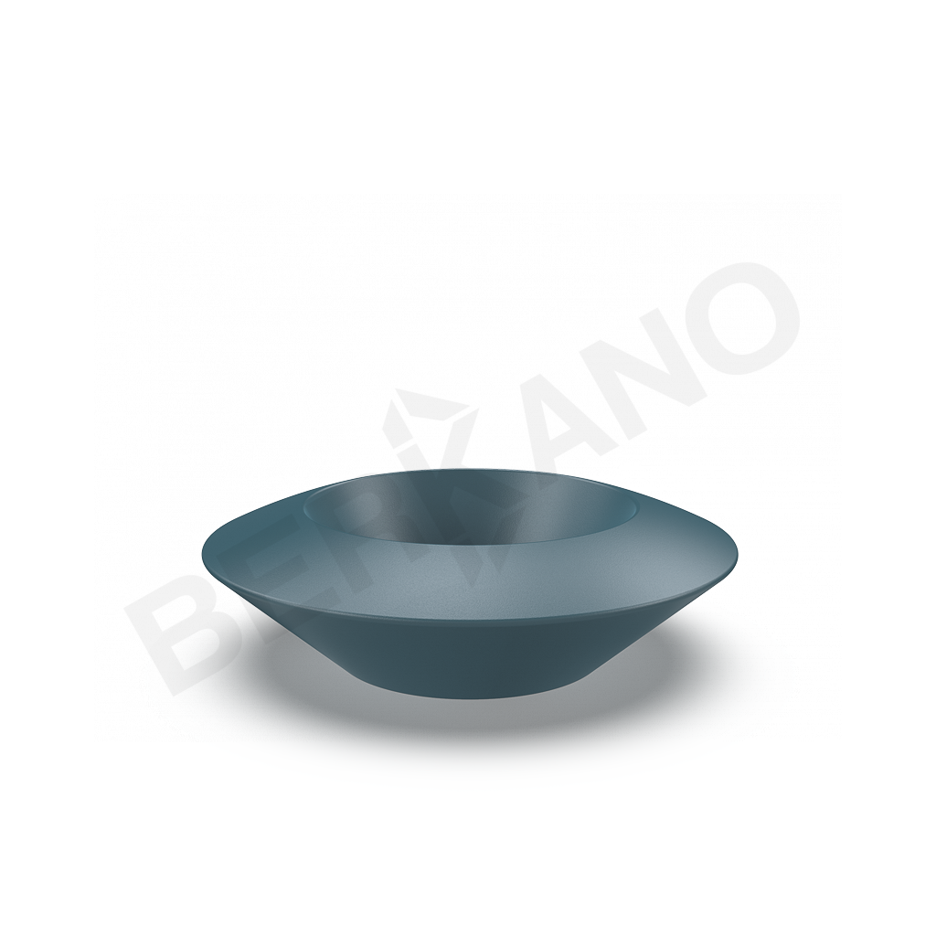 Кашпо Scodella 80 DB бирюзового цвета - фото 1