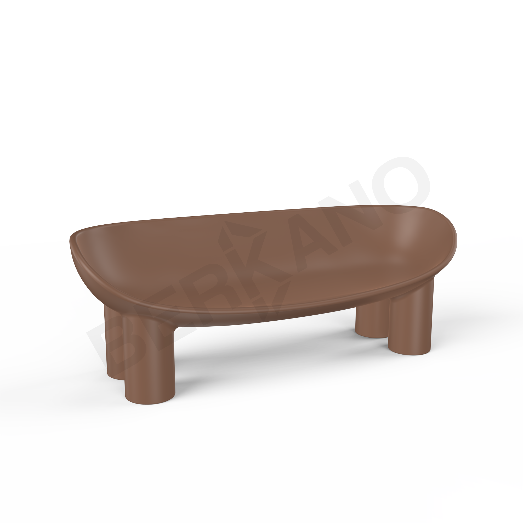 Диван SLON коричневого цвета - фото 1