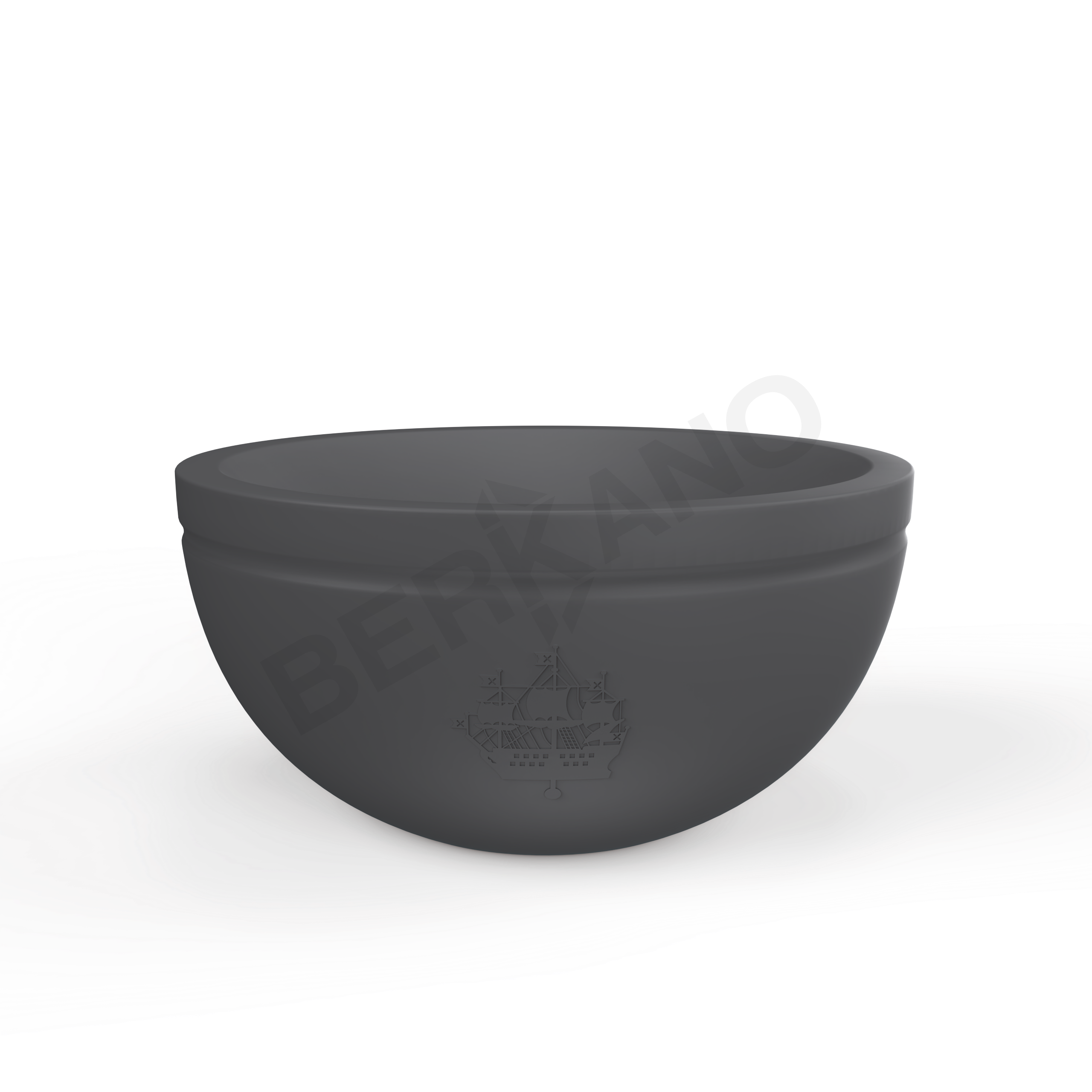 Кашпо Суворовская чаша DB графитового цвета - фото 1