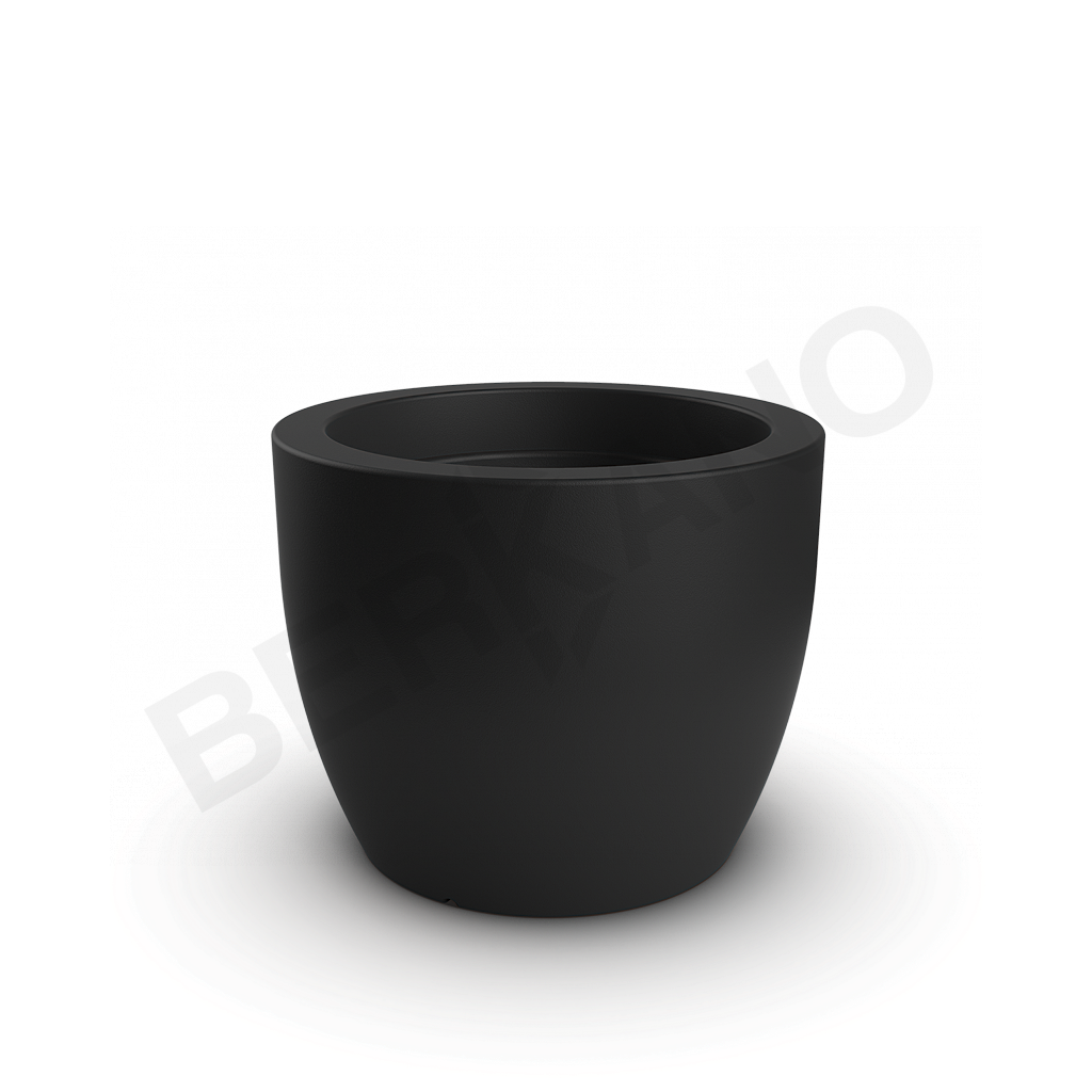 Кашпо Tigel 50 черного цвета - фото 1