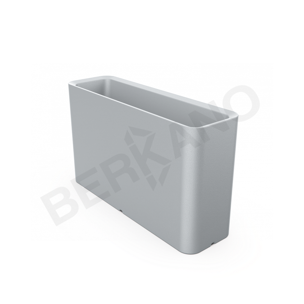 Кашпо Vittorio 53 DB серого цвета - фото 1