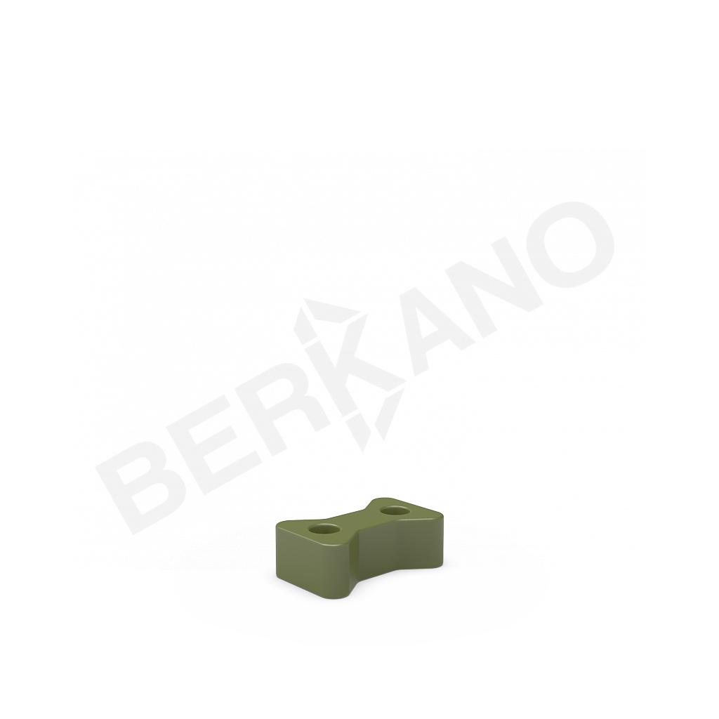 Клипса nut темно-зеленого цвета - фото 1