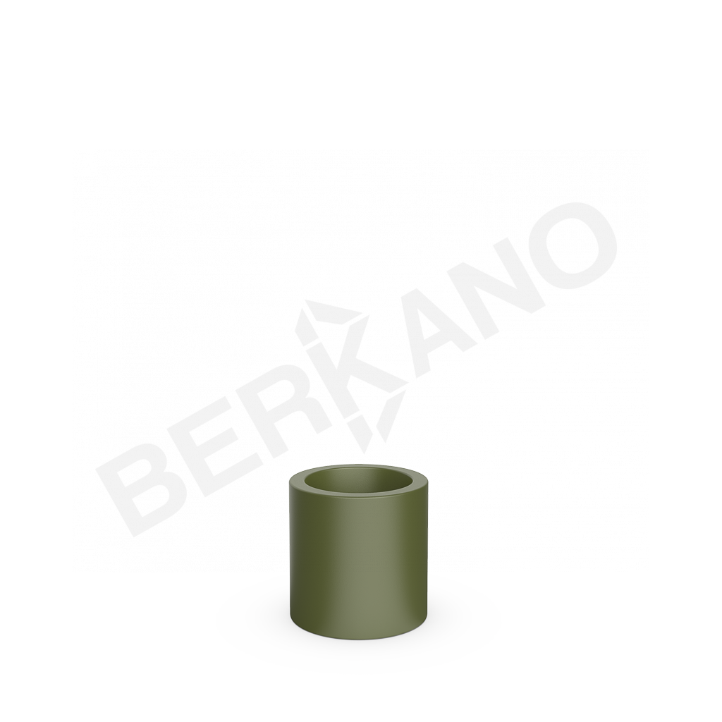Кашпо Cilindro 30 темно-зеленого цвета - фото 1