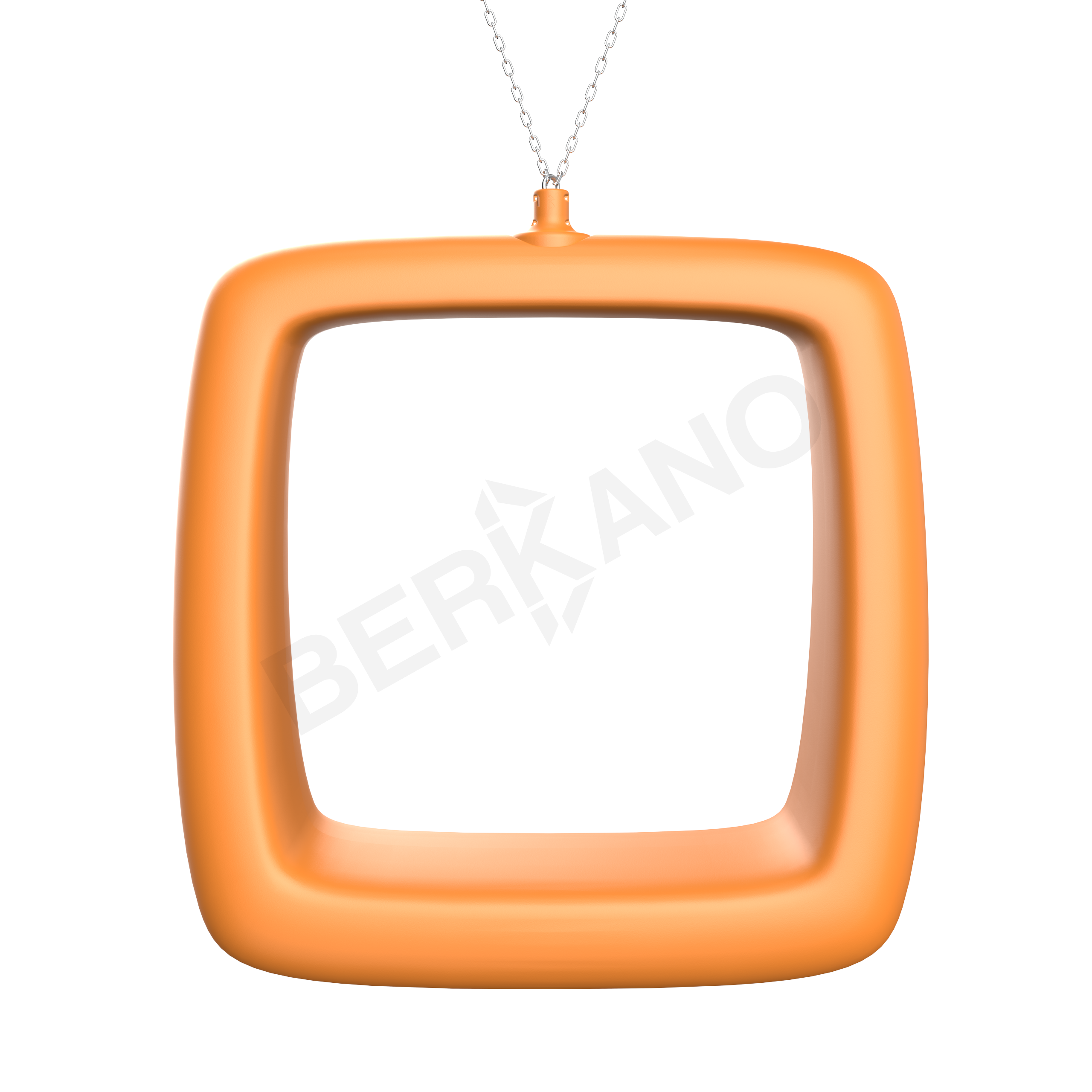 Арт-объект Moon Square оранжевого цвета - фото 1