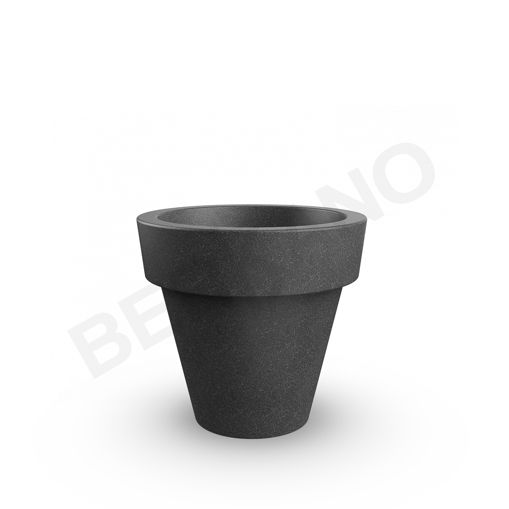 Кашпо classic 90 DB цвета черный гранит - фото 1