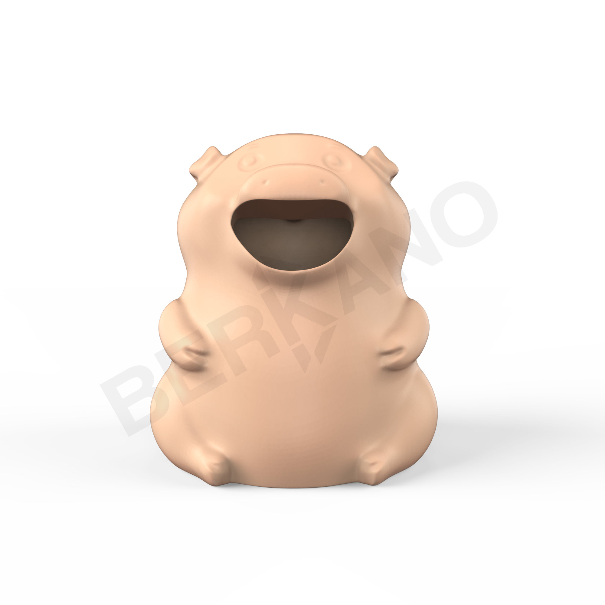 Урна детская BERKANO Piggy терракотового цвета - фото 1