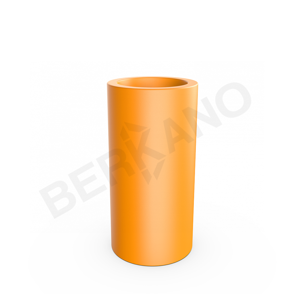 Кашпо Cilindro 80 DB оранжевого цвета - фото 1