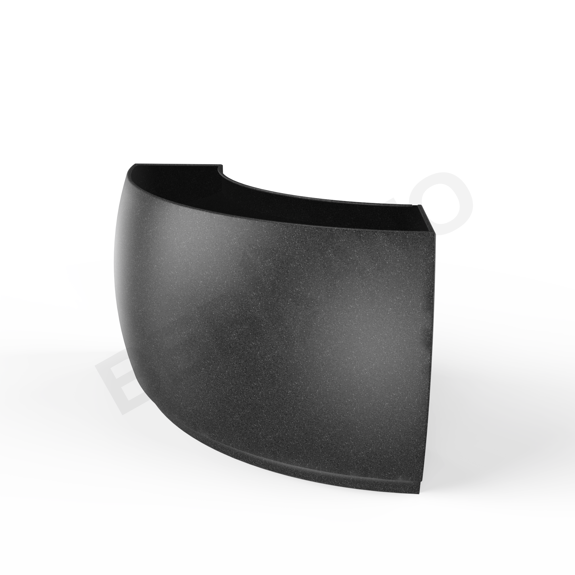 Барная стойка Grace Bar угловая цвета черный гранит - фото 1