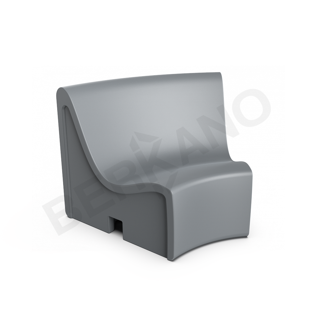 Диван Smoov Arc M Concrete Gray - фото 1