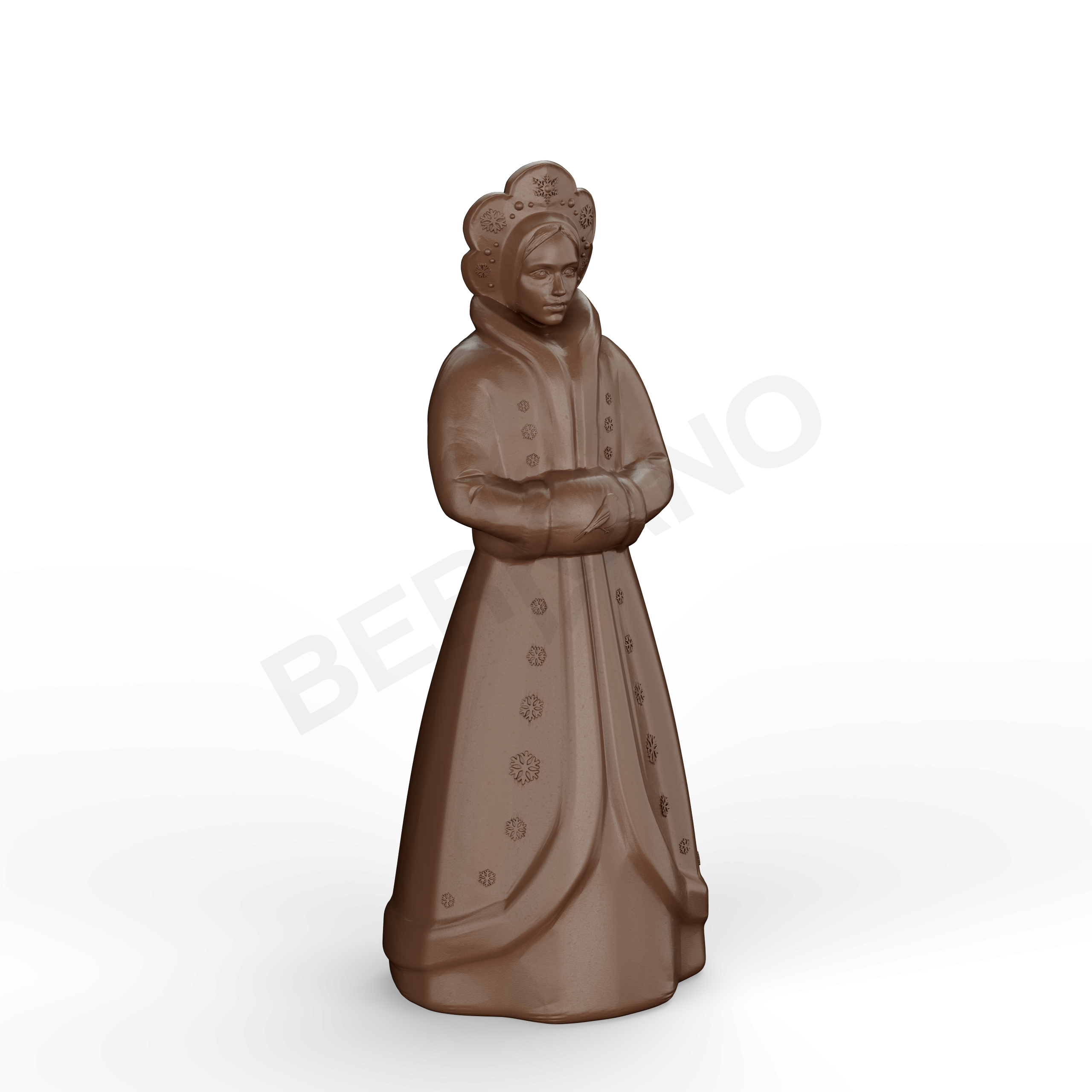 Светильник Снегурочка коричневого цвета - фото 1