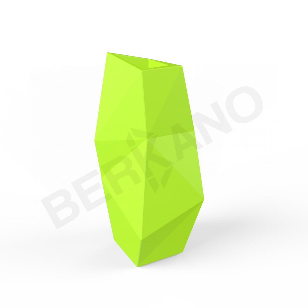 Кашпо Quaro L DB зеленого цвета - фото 1