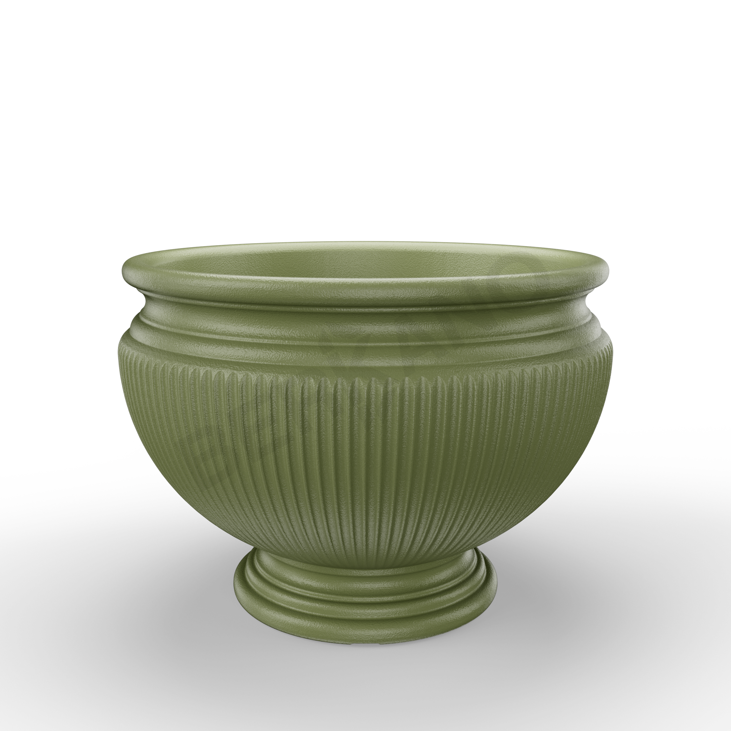 Кашпо Attica 30 темно-зеленого цвета - фото 1