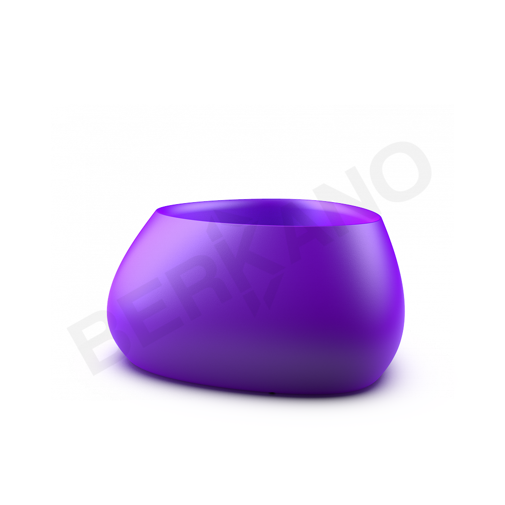 Кашпо Bend 60 сиреневого цвета - фото 1