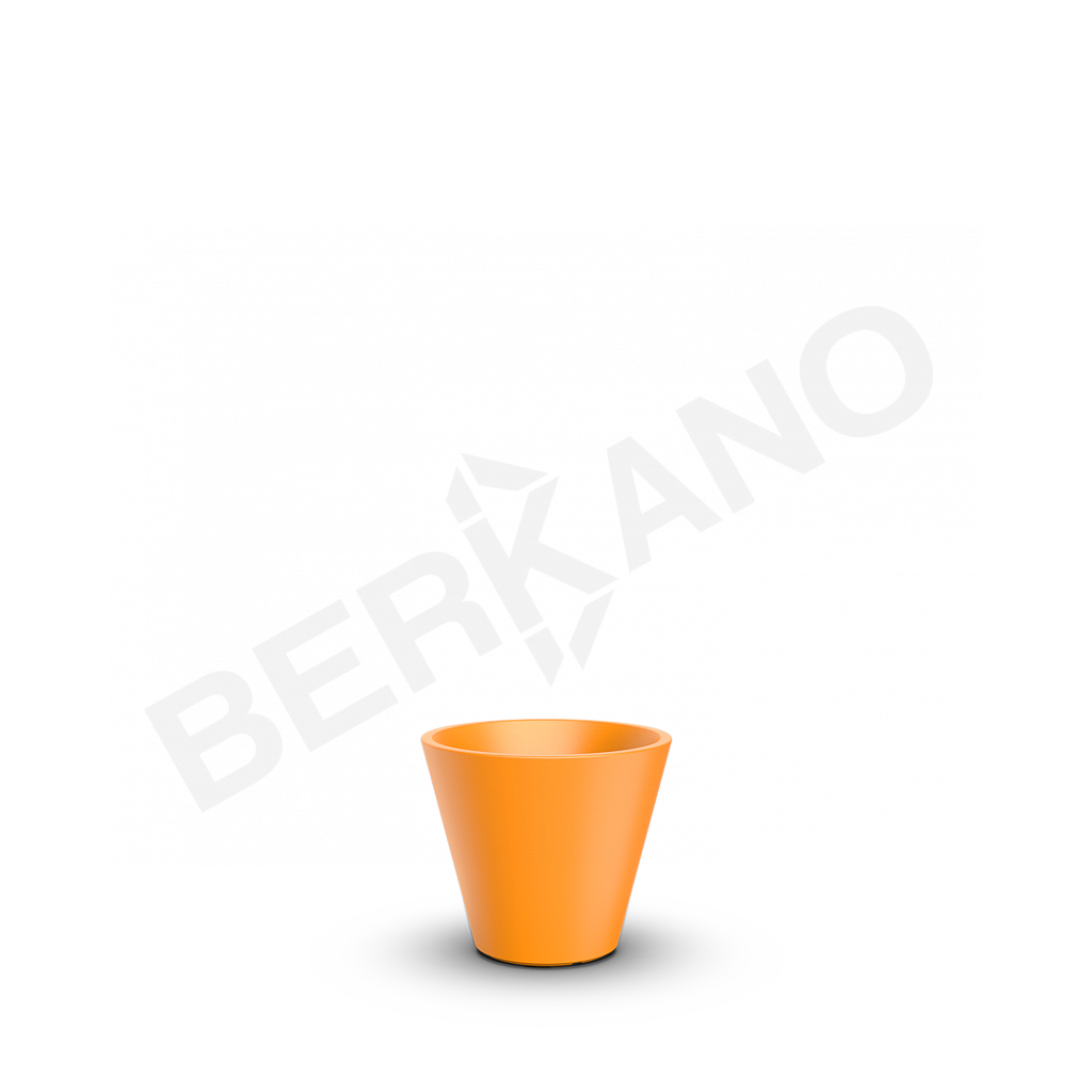 Кашпо Bliss 28 DB оранжевого цвета - фото 1