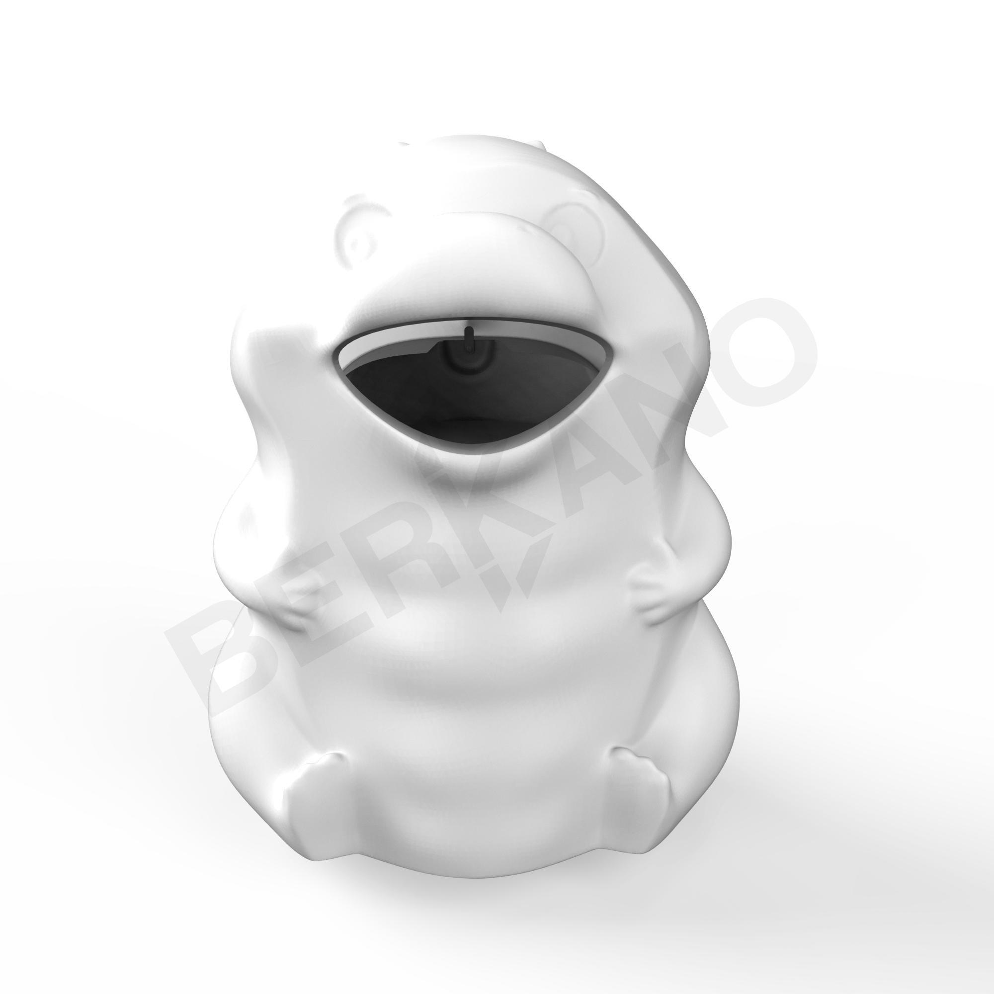 Урна детская BERKANO Croc белого цвета