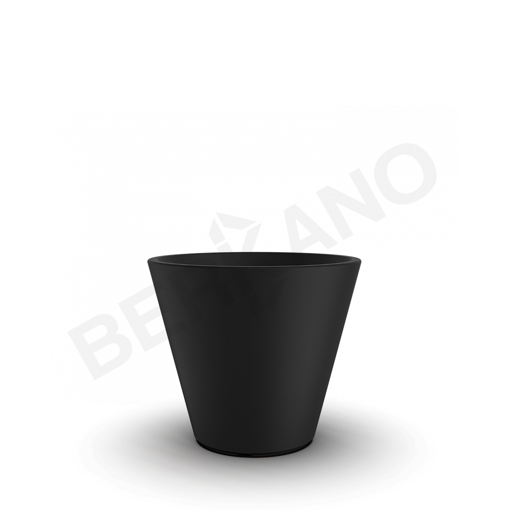 Кашпо Bliss 42 DB черного цвета - фото 1