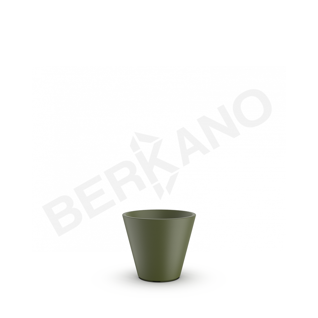 Кашпо Bliss 28 темно-зеленого цвета - фото 1