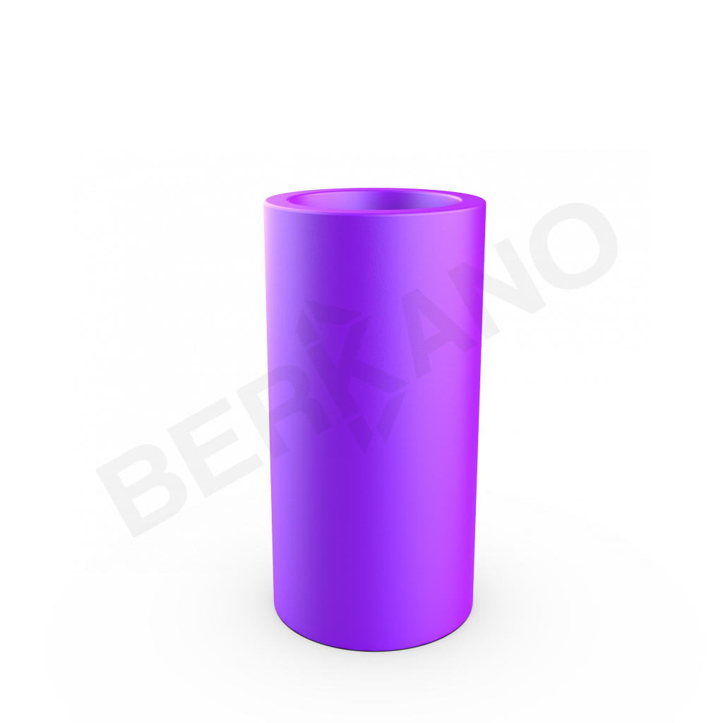 Кашпо Cilindro 80 DB сиреневого цвета - фото 1