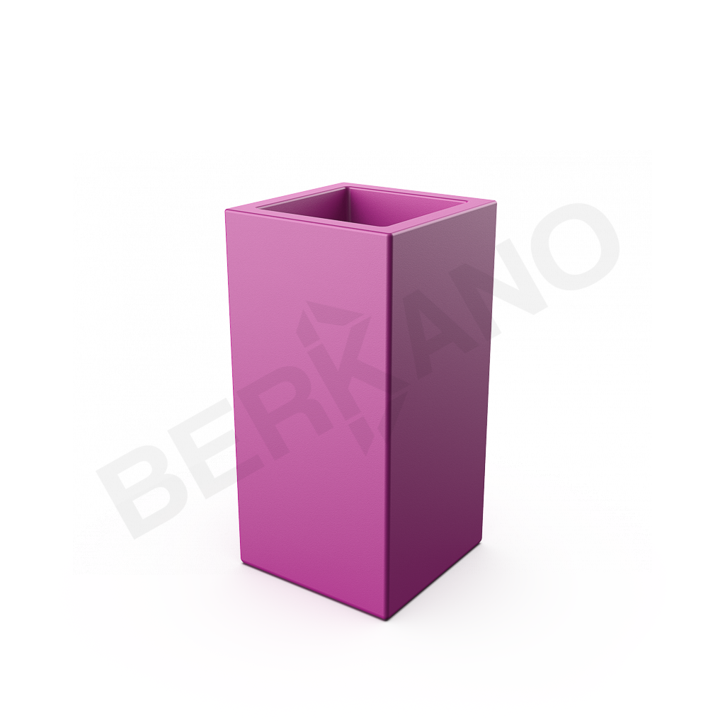 Кашпо Cubric 40*80 DB фиолетового цвета - фото 1