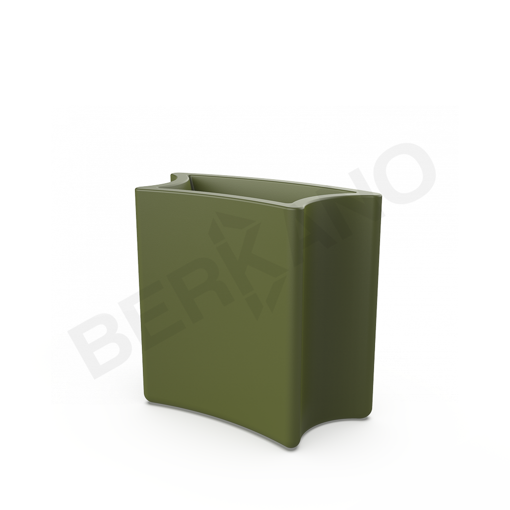 Кашпо Smoov Planter Arc DB темно-зеленого цвета - фото 1